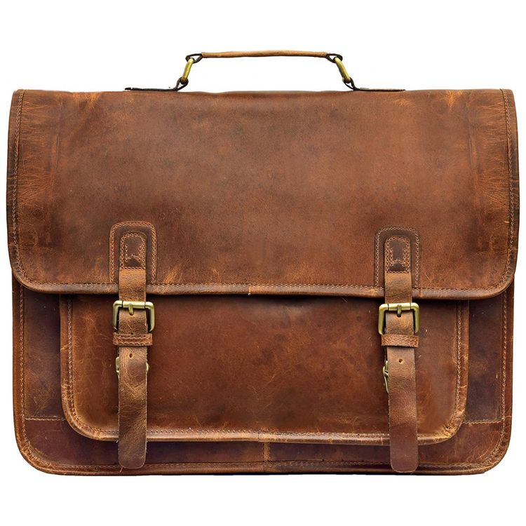 Bolsa-Maleta-Couro-de-Bufalo-Unissex-para-Laptop-C-CUERO-foto-1