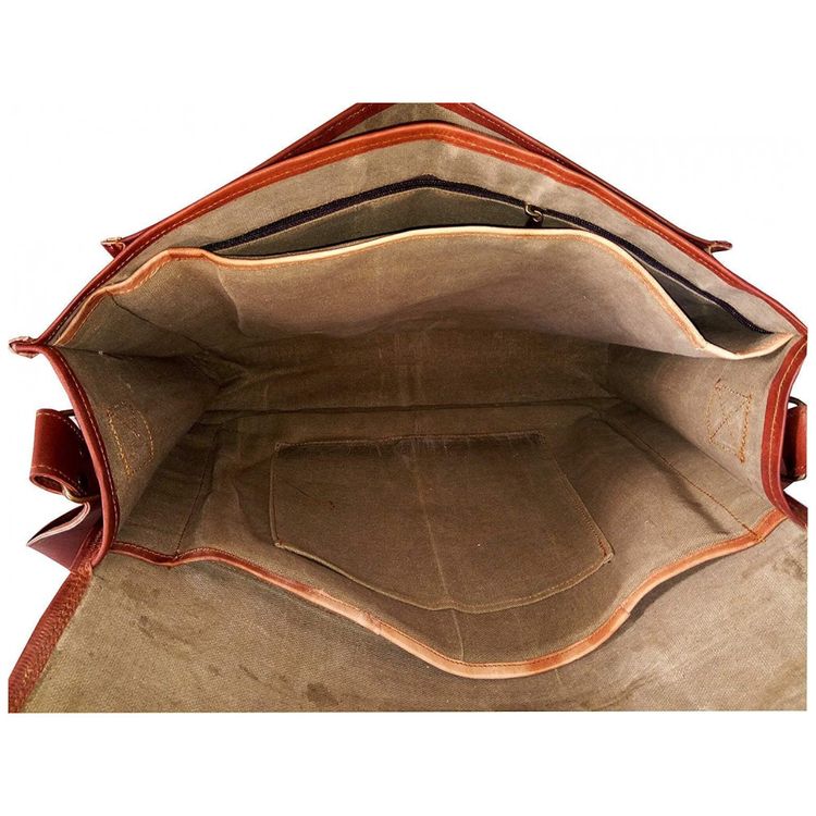 Bolsa-Maleta-de-Couro-Unissex-para-Laptop-CUERO-Marrom-foto-4