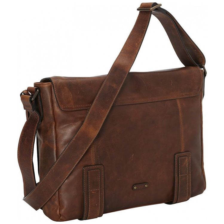 Bolsa-Maleta-de-Couro-Unissex-para-Laptop-Conhaque-FRYE-foto-3