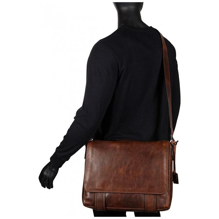 Bolsa-Maleta-de-Couro-Unissex-para-Laptop-Conhaque-FRYE-foto-4