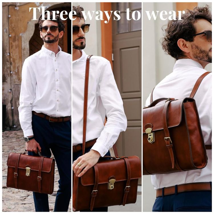 Bolsa-Maleta-de-Couro-Italiano-Unissex-para-Laptop-foto-2