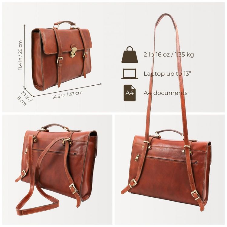 Bolsa-Maleta-de-Couro-Italiano-Unissex-para-Laptop-foto-3