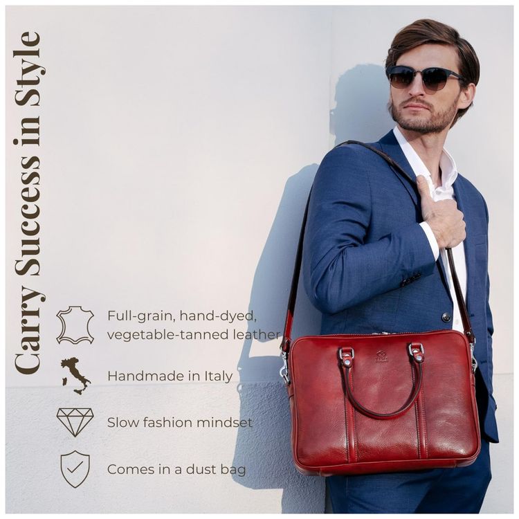 Bolsa-Maleta-Time-Resistance-de-Couro-Unissex-para-Laptop--foto-1