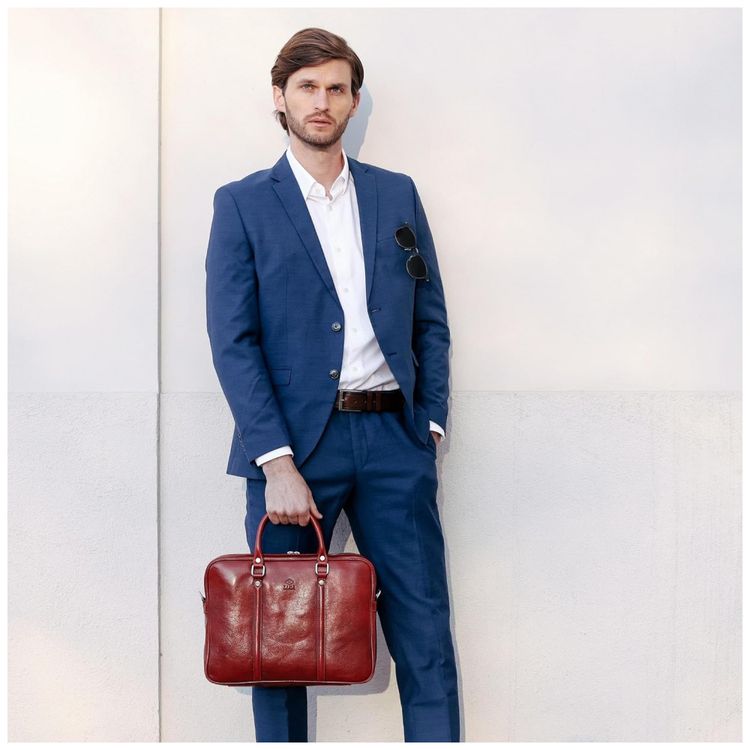 Bolsa-Maleta-Time-Resistance-de-Couro-Unissex-para-Laptop--foto-2