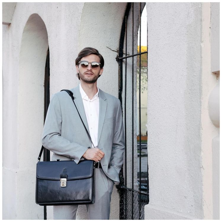 Bolsa-Maleta-de-Couro-Masculina-para-Laptop-TIME-foto-2