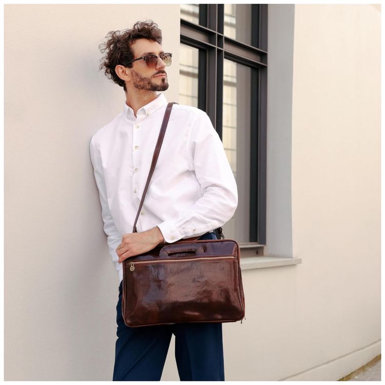 Bolsa-Maleta-de-Couro-Masculina-para-Laptop-TIME-foto-2