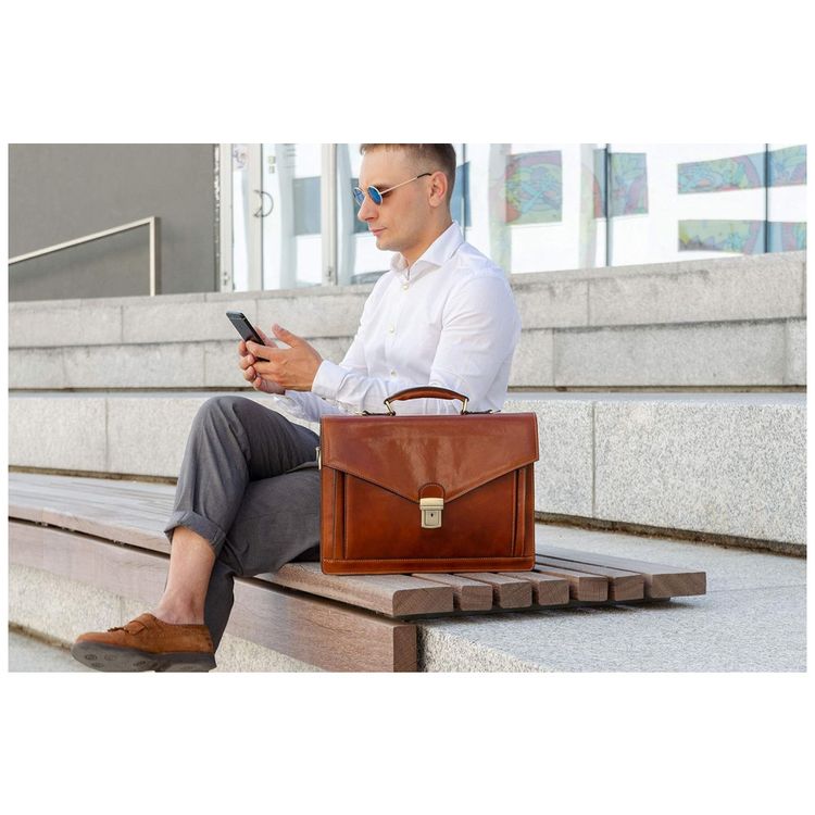 Bolsa-Maleta-de-Couro-Masculina-para-Laptop-TIME-foto-2