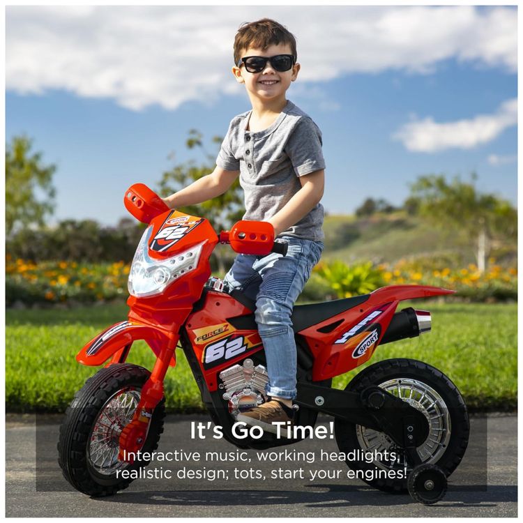 Moto-Eletrica-Infantil-a-Bateria-6V-com-Sons-e-Luzes-Idade-foto-1