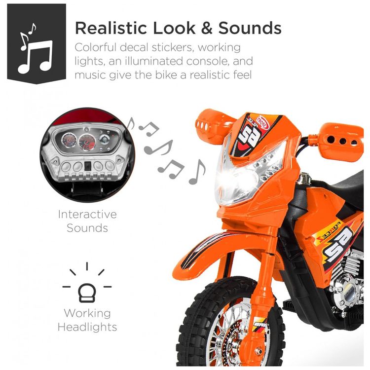 Moto-Eletrica-Infantil-a-Bateria-6V-com-Sons-e-Luzes-Idade-foto-3