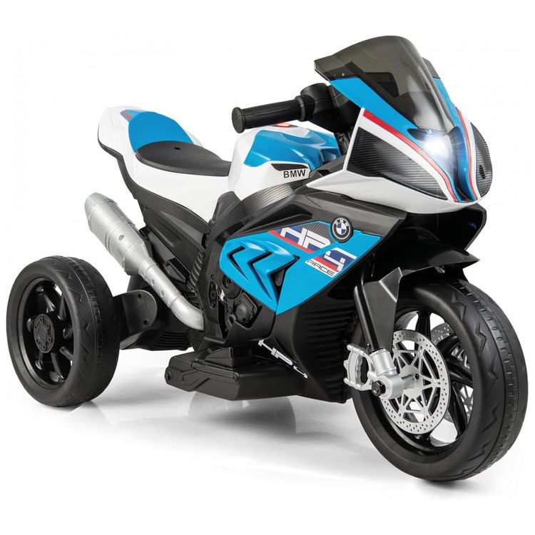 Moto-Eletrica-Infantil-BMW-Bateria-12V-3-Rodas-com-Luzes-e-foto-0