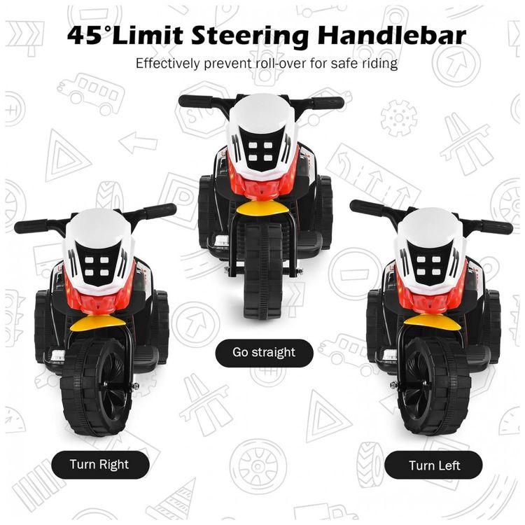 Moto-Eletrica-Infantil-a-Bateria-6V-3-Rodas-com-Sons-e-foto-2