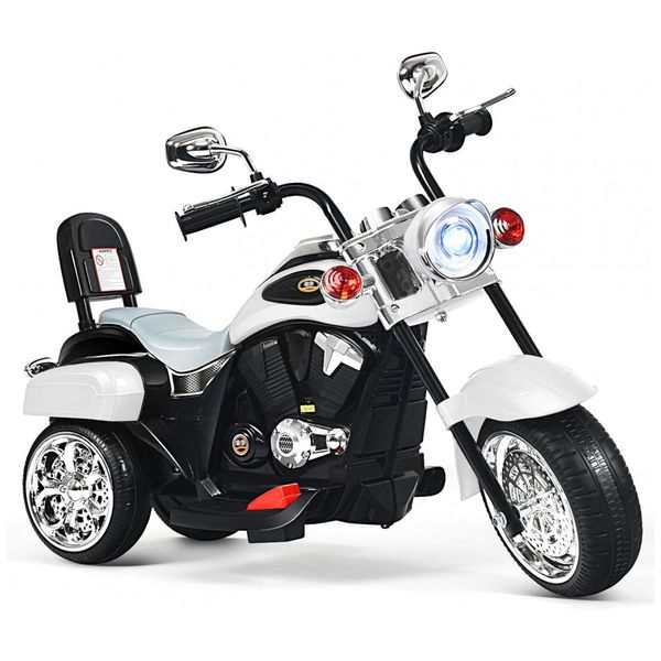 Moto-Eletrica-Infantil-a-Bateria-6V-3-Rodas-com-Sons-e-foto-0