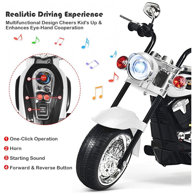Moto-Eletrica-Infantil-a-Bateria-6V-3-Rodas-com-Sons-e-foto-3