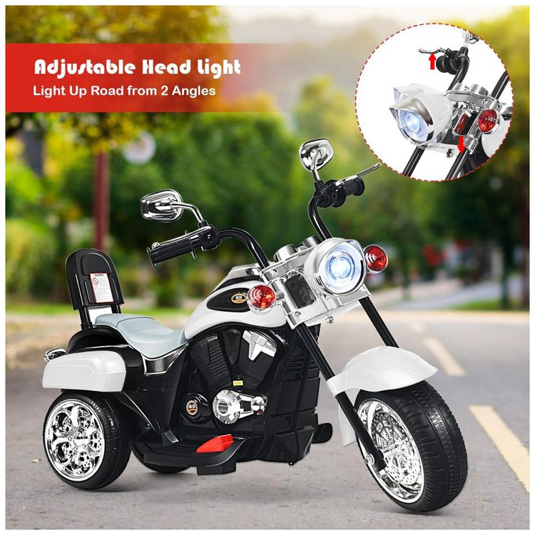 Moto-Eletrica-Infantil-a-Bateria-6V-3-Rodas-com-Sons-e-foto-4
