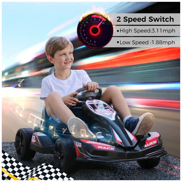 Carro-Eletrico-Infantil-a-Bateria-12V-com-2-Velocidades-e-foto-1