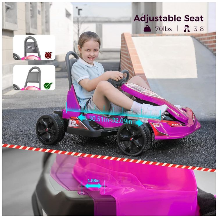 Carro-Eletrico-Infantil-a-Bateria-12V-com-2-Velocidades-e-foto-2