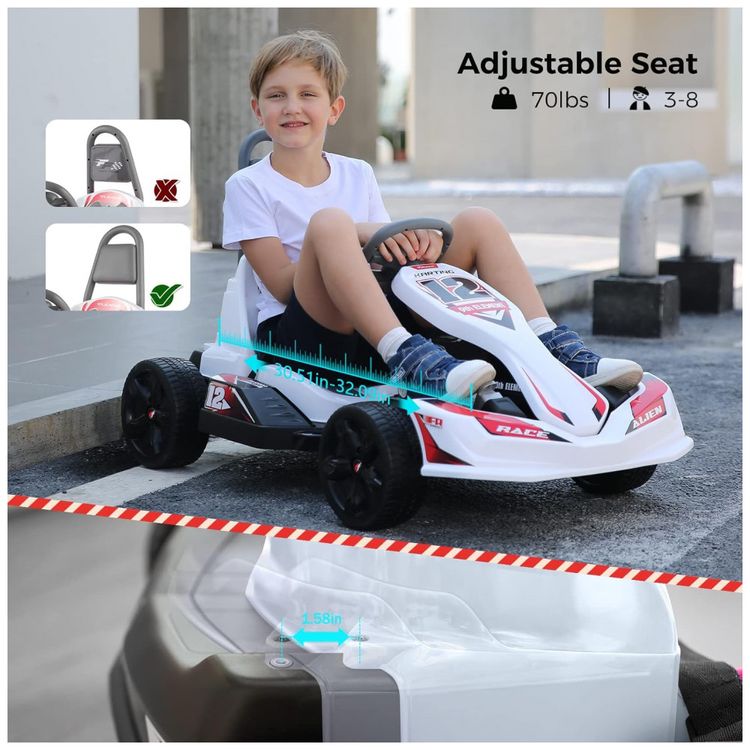 Carro-Eletrico-Infantil-a-Bateria-12V-com-2-Velocidades-e-foto-2