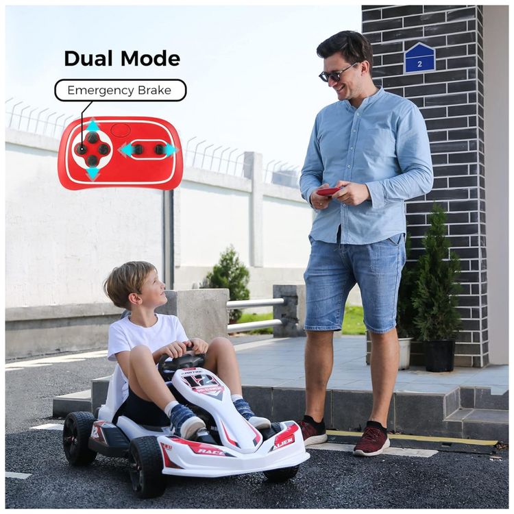 Carro-Eletrico-Infantil-a-Bateria-12V-com-2-Velocidades-e-foto-4