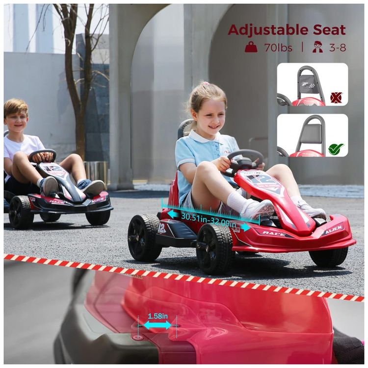 Carro-Eletrico-Infantil-a-Bateria-12V-com-2-Velocidades-e-foto-2