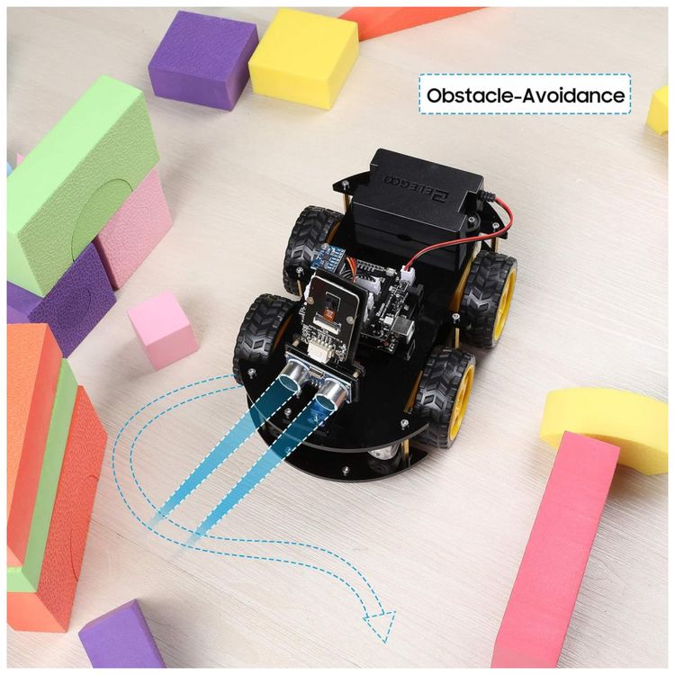 Kit-de-Construcao-Carro-Robo-Inteligente-UNO-R3-com-Sensor-foto-4