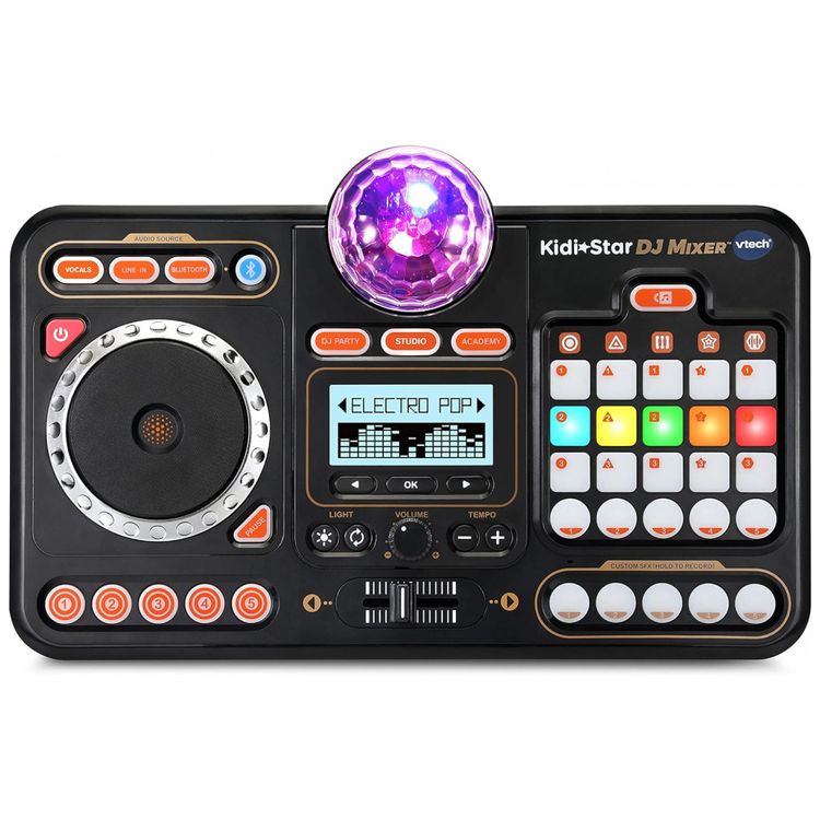 Toca-Discos-DJ-KidiStar-sem-Fio-com-Bluetooth-para-Criancas-foto-1
