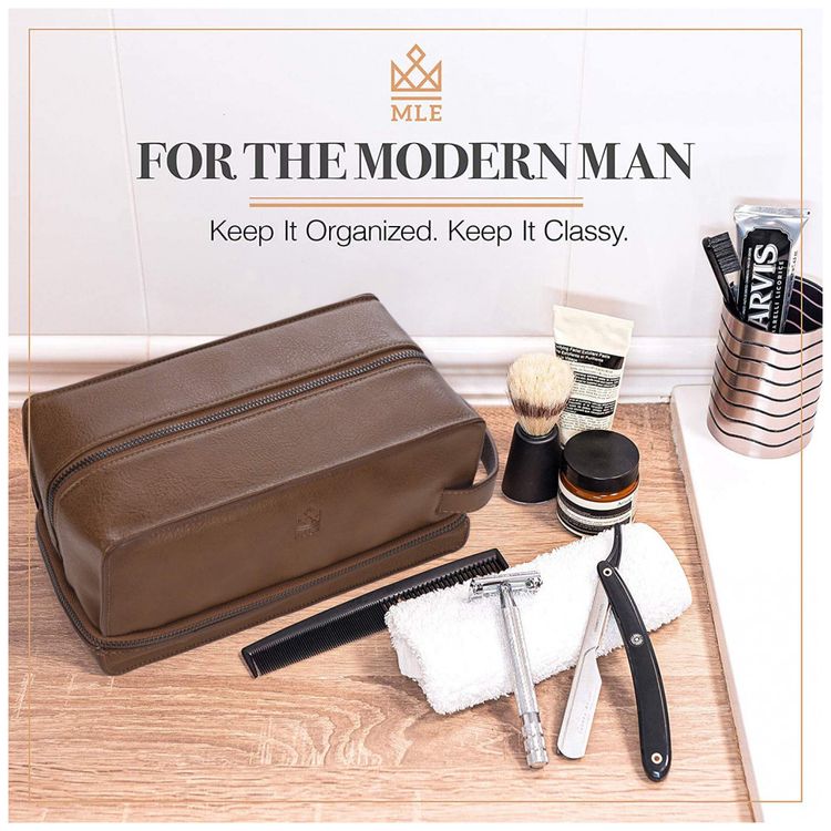 Necessaire-Masculina-de-Couro-MAKE-LIFE-EXCLUSIVE-Marrom-foto-1