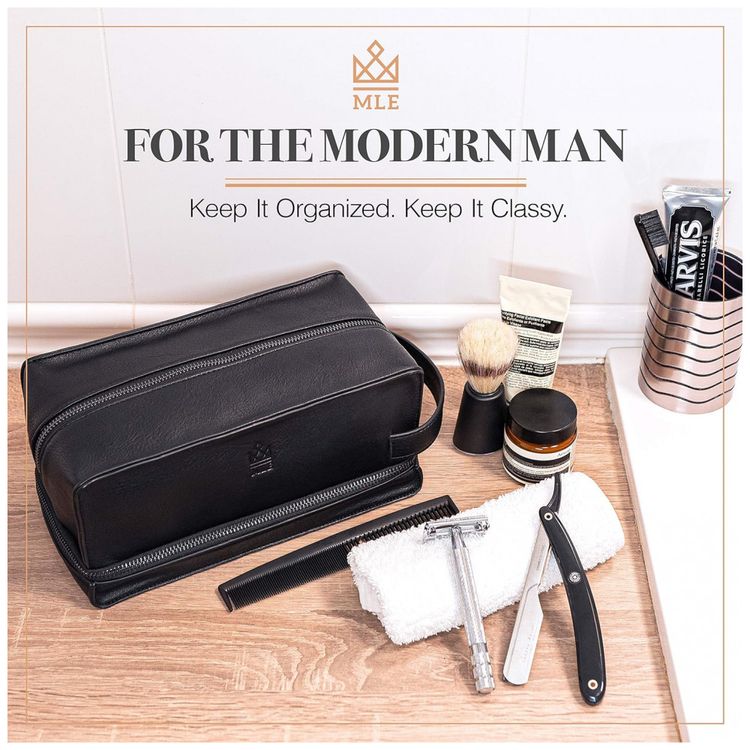 Necessaire-Masculina-de-Couro-MAKE-LIFE-EXCLUSIVE-Preto-foto-1
