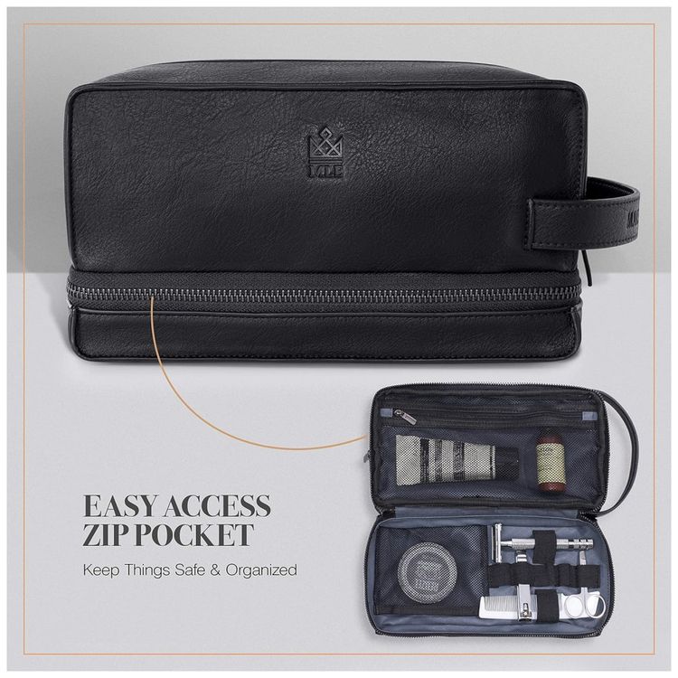 Necessaire-Masculina-de-Couro-MAKE-LIFE-EXCLUSIVE-Preto-foto-2
