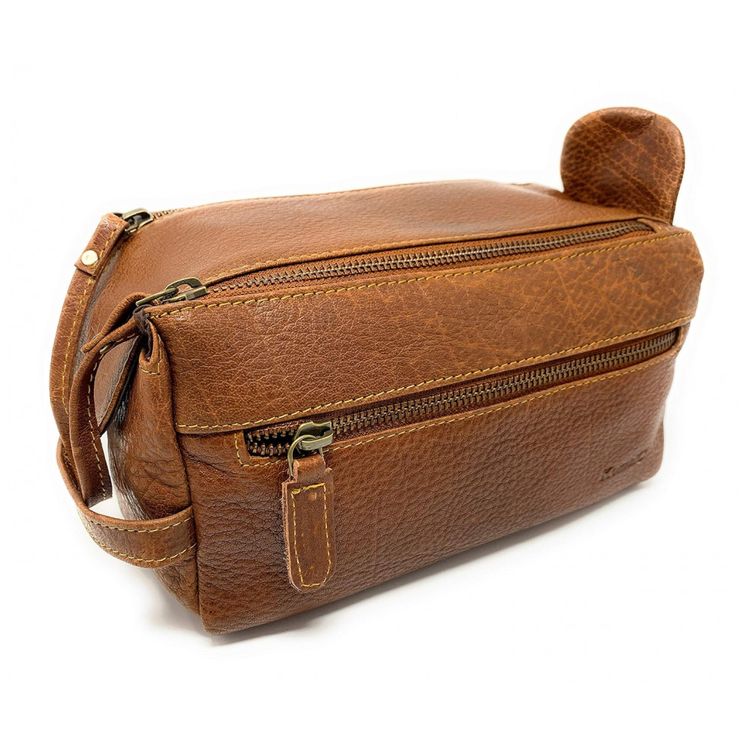 Necessaire-Masculina-de-Couro-KOMALC-Marrom-foto-2