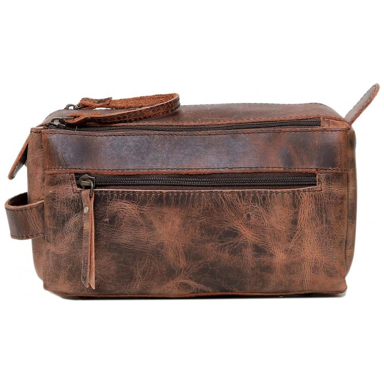 Necessaire-Masculina-de-Couro-CUERO-Marrom-foto-4