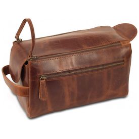 Necessaire-Masculina-de-Couro-MOONSTER-Marrom-foto-0