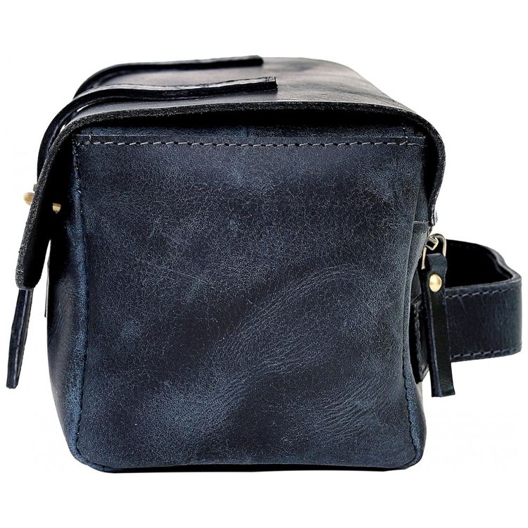 Necessaire-Masculina-de-Couro-CREATIVE-LEATHER-ART-Azul-foto-1