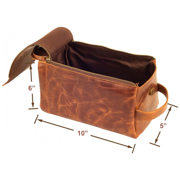 Necessaire-Masculina-de-Couro-MOONSTER-Marrom-foto-4
