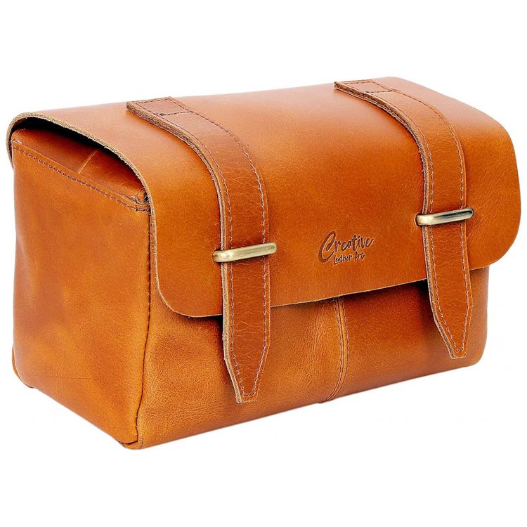 Necessaire-Masculina-de-Couro-CREATIVE-LEATHER-ART-Marrom-foto-0