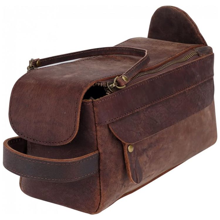 Necessaire-Masculina-de-Couro-COOLEATHOR-Marrom-foto-0