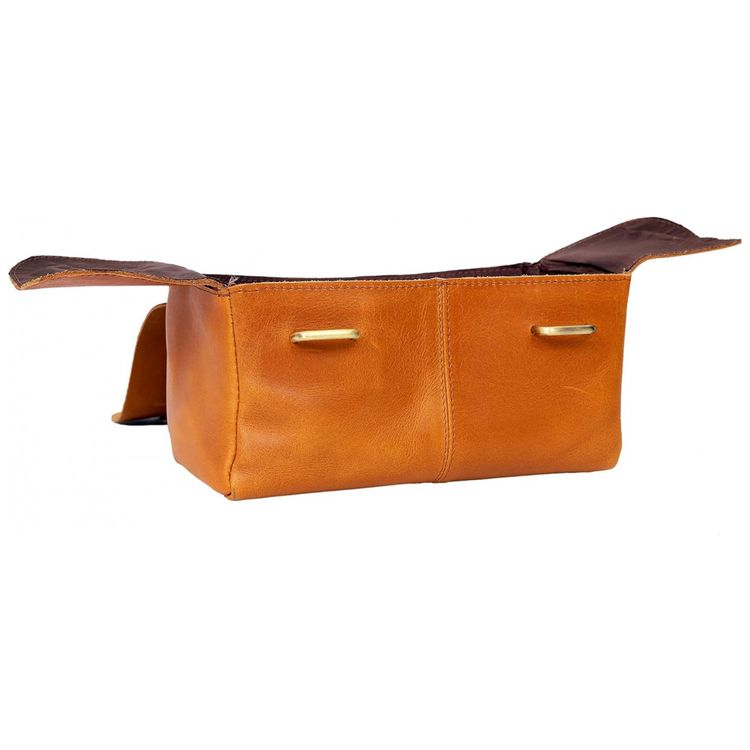 Necessaire-Masculina-de-Couro-CREATIVE-LEATHER-ART-Marrom-foto-3