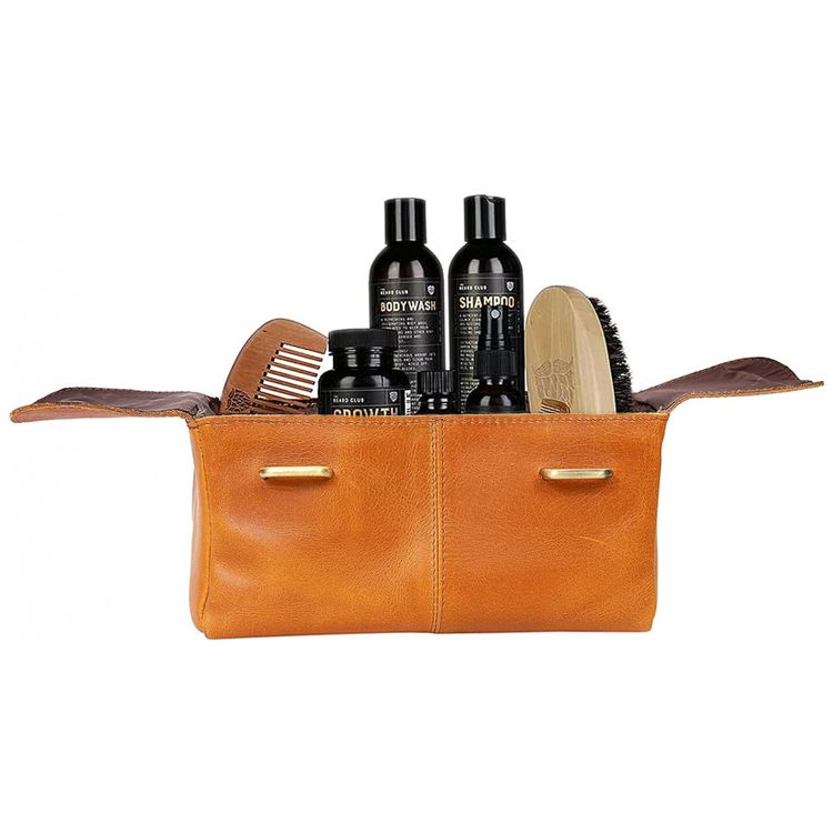 Necessaire-Masculina-de-Couro-CREATIVE-LEATHER-ART-Marrom-foto-4