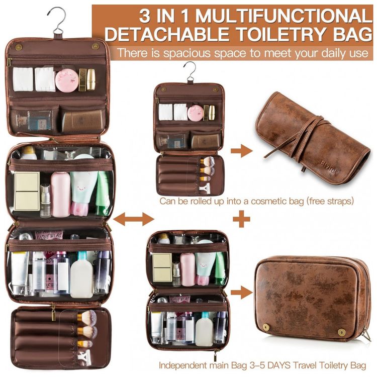 Necessaire-Masculina-de-Couro-3-em-1-ELVIROS-Marrom-foto-1
