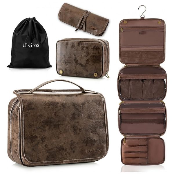 Necessaire-Masculina-de-Couro-3-em-1-ELVIROS-Marrom-foto-0