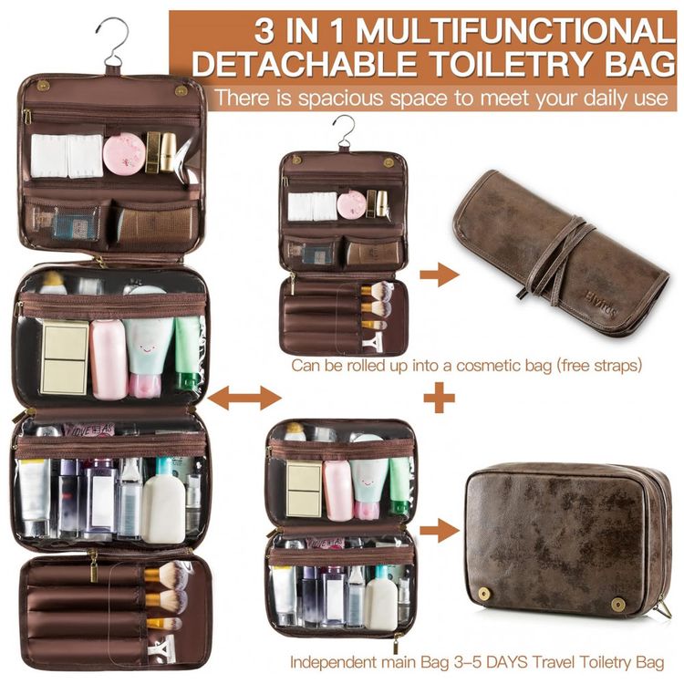 Necessaire-Masculina-de-Couro-3-em-1-ELVIROS-Marrom-foto-1