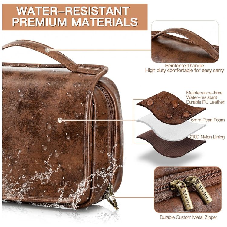 Necessaire-Masculina-de-Couro-3-em-1-ELVIROS-Marrom-foto-2