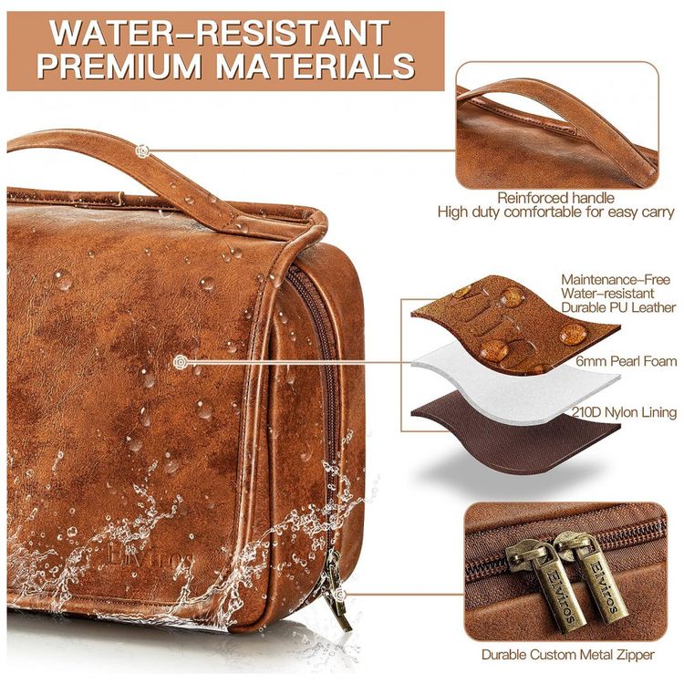 Necessaire-Masculina-de-Couro-3-em-1-ELVIROS-Marrom-foto-2