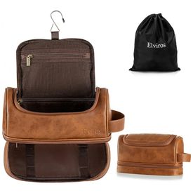 Necessaire-Masculina-de-Couro-ELVIROS-Marrom-foto-0