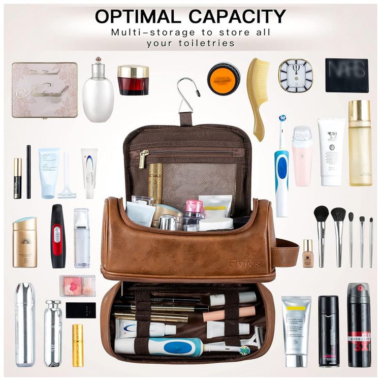 Necessaire-Masculina-de-Couro-ELVIROS-Marrom-foto-4