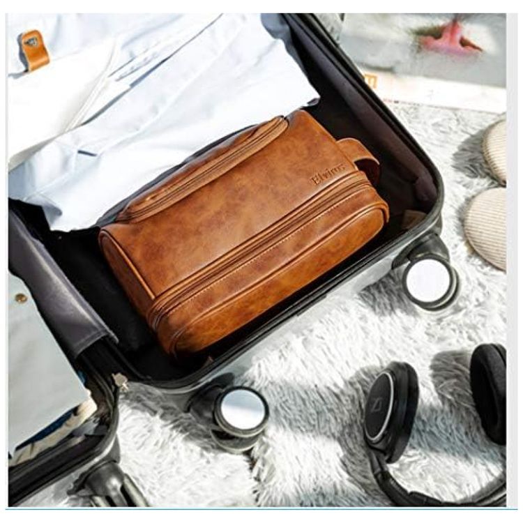 Necessaire-Masculina-de-Couro-ELVIROS-Marrom-foto-5