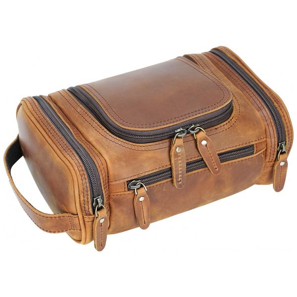 Necessaire-Masculina-de-Couro-POLARE--Marrom-foto-0