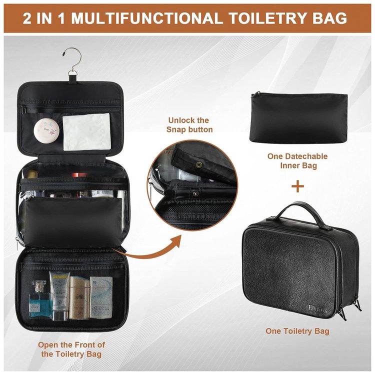 Necessaire-Masculina-de-Couro-ELVIROS-Marrom-Escuro-foto-1