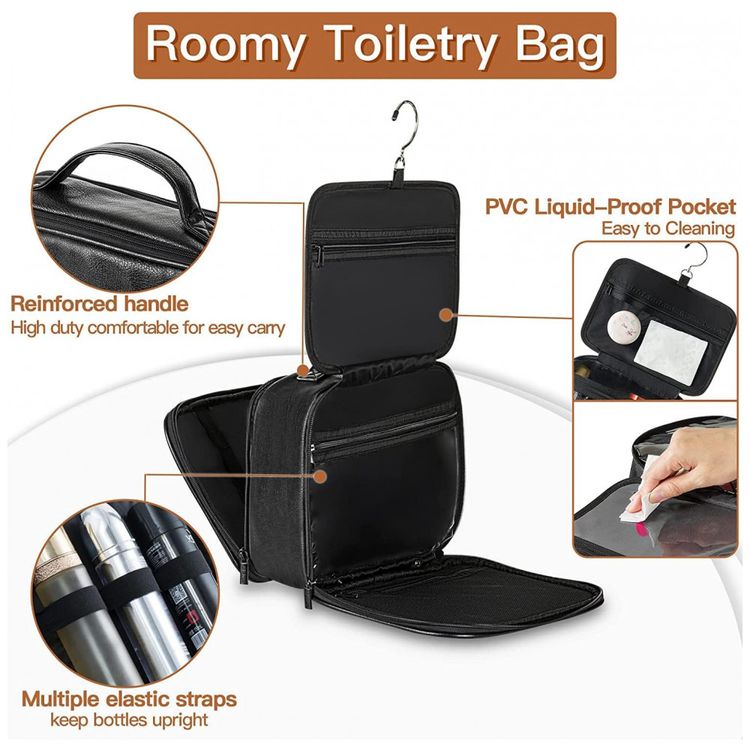 Necessaire-Masculina-de-Couro-ELVIROS-Marrom-Escuro-foto-3