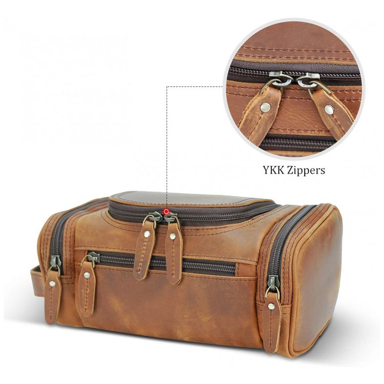 Necessaire-Masculina-de-Couro-POLARE--Marrom-foto-5