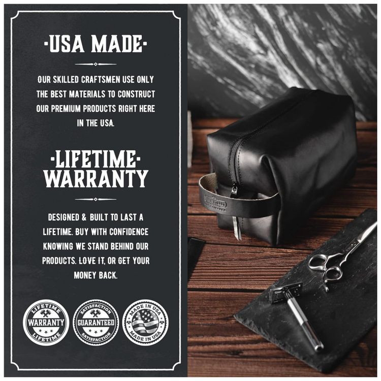 Necessaire-Masculina-de-Couro-MAIN-STREET-FORGE-Marrom-foto-3